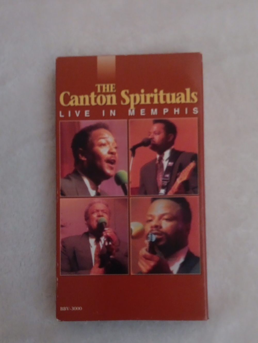 The Canton Spirituals "Live in Memphis" VHS Cassette - Vintage VCR Tape